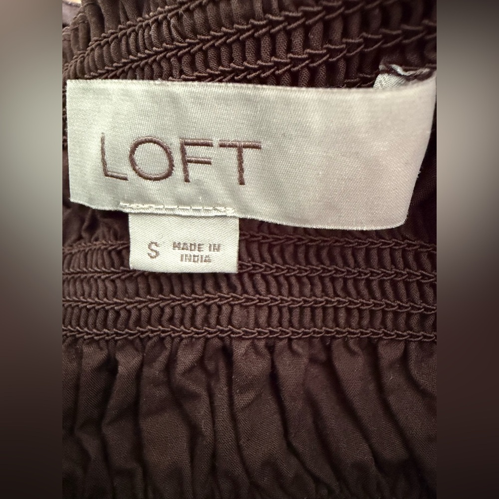 Loft Smocked Dress (size small) - Picture 3 of 3